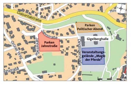 Ausnahmezustand auf dem Gigelberg - "Normale" Bürger müssen leider draußen bleiben.