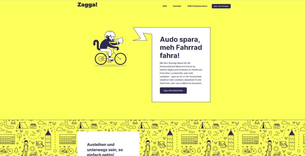 Dämlicher Name, gutes Projekt: Zagga - Hochschule Biberach verleiht Fahrräder an alle.