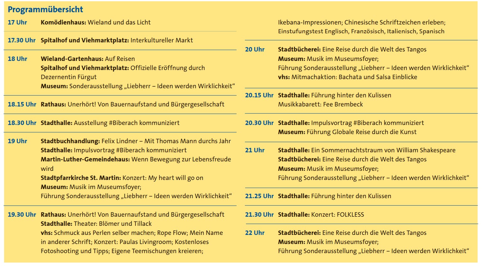 Kulturparcours - Lange Nacht der Kultur